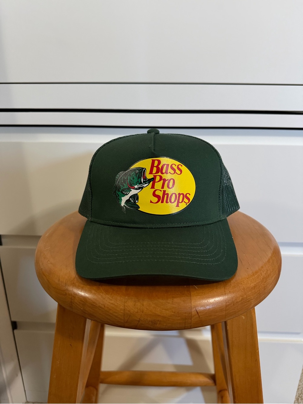Bass Pro Shops Green Mesh Trucker Hat